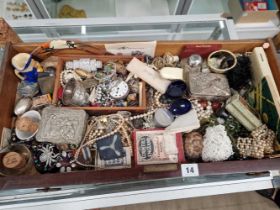 A large collection of antique and later jewellery, watches, collectables to include medals, silver