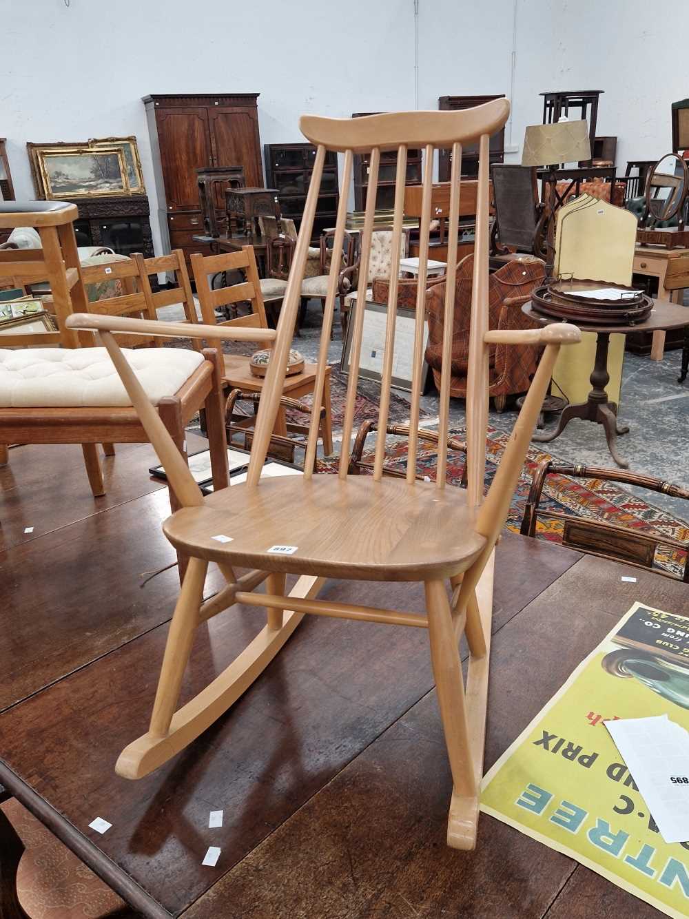 An Ercol rocking chair.