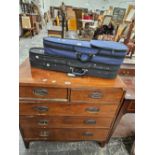 A 19th Century mahogany five drawer chest