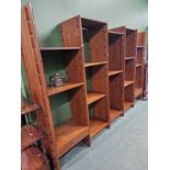 A mid Century sectional bookcase.