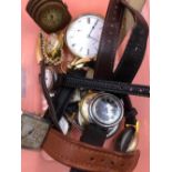 A collection of vintage pocket watches and wristwatches to include American Waltham U.S.A, Siro