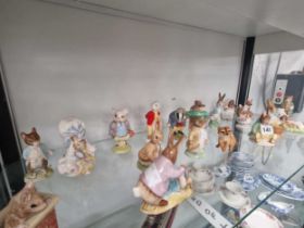 A collection of Beswick Beatrix Potter and other figures All appear to be in good condition, no