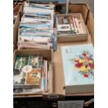 Postcards together with Royal souvenir magazines and newspapers