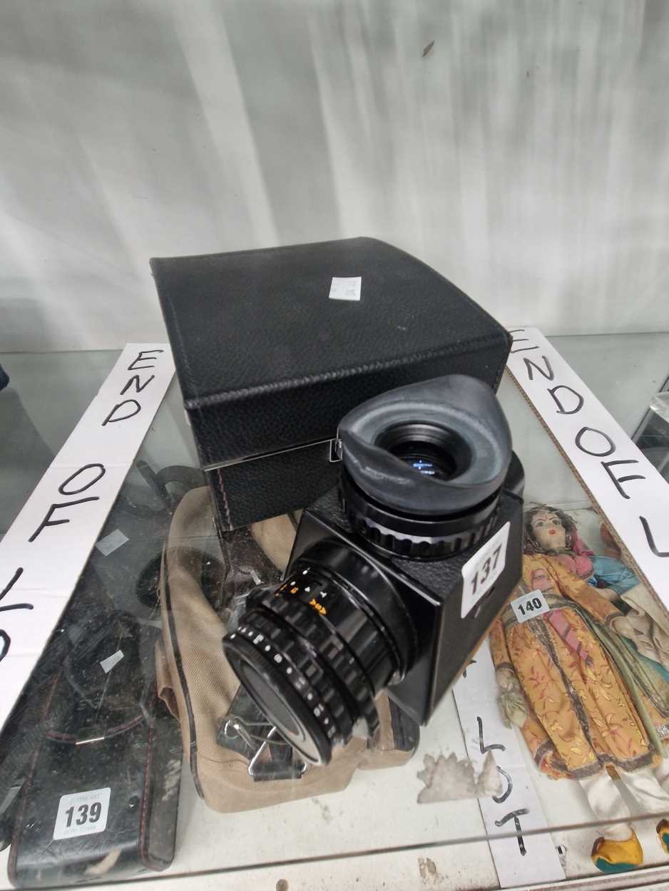 A Zenza Bronica view finder