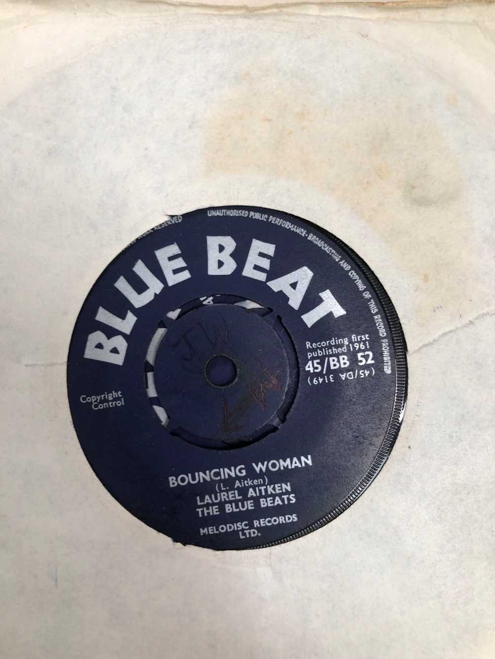 7" single records. Eleven Bluebeat singles including Prince Buster, Judge Dread, Laurel Aitken, - Image 9 of 12