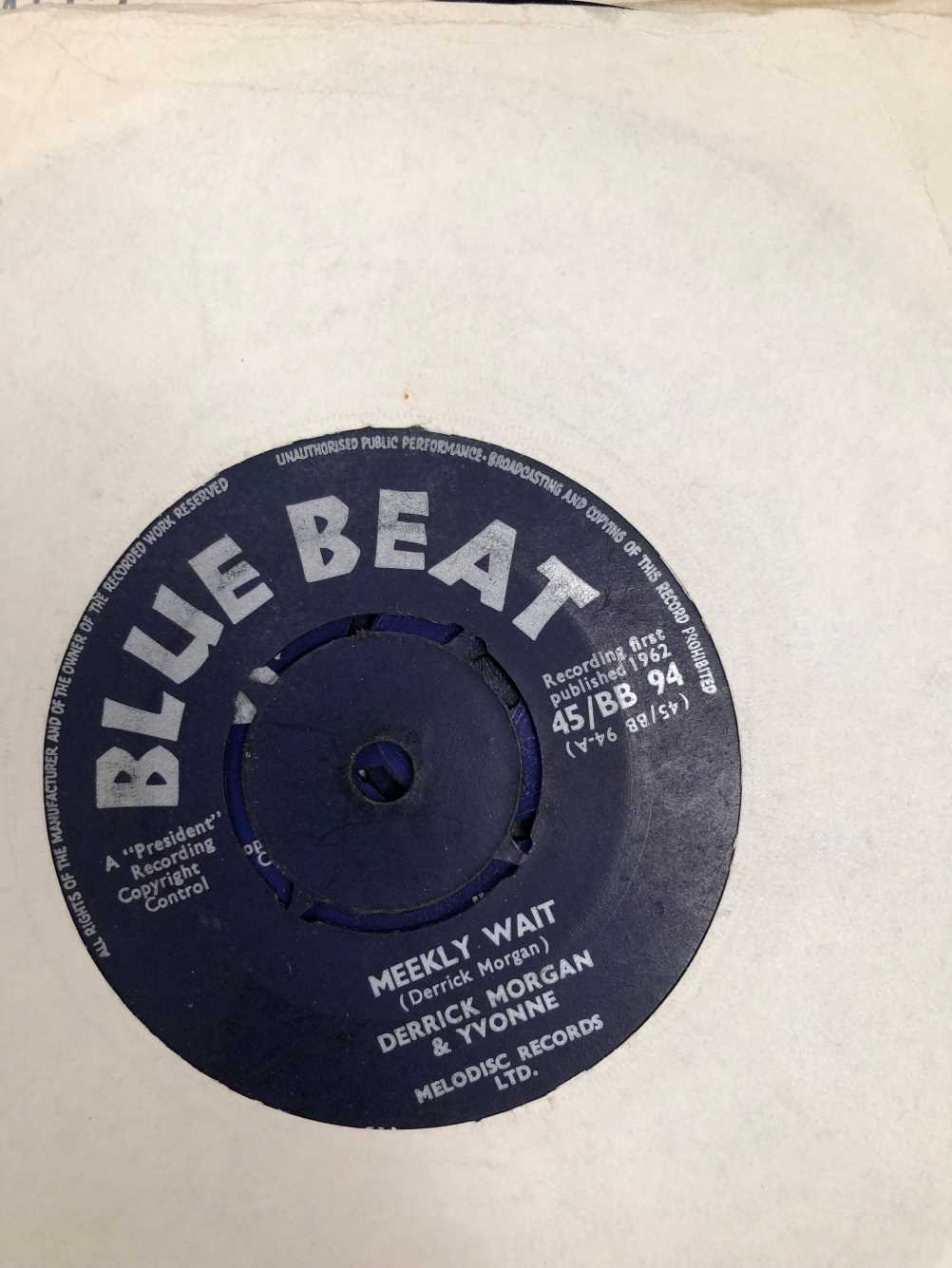 7" single records. Eleven Bluebeat singles including Prince Buster, Judge Dread, Laurel Aitken, - Image 11 of 12