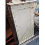 Painted pine side cabinet.