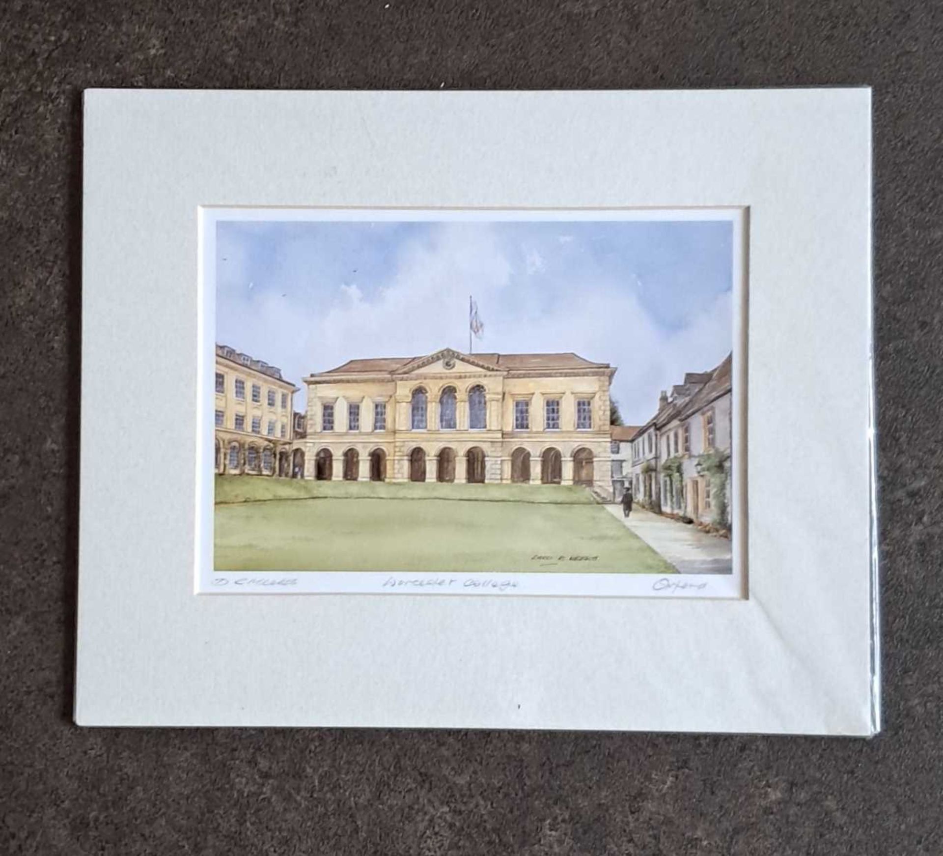 DAVID R MEEKS - WORCESTER COLLEGE LIMITED EDITION, 240 x 295 mm.