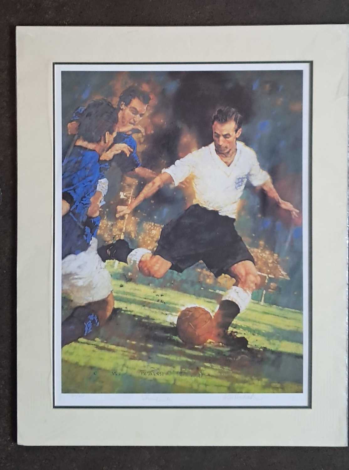 C. MICHAEL DUDASH - SIR STANLEY MATTHEWS, SIGNED BY STANLEY MATTHEWS, 132/650. 780 x 610 mm.