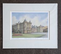 DAVID R MEEKS - PALACE OF HOLYROOD HOUSE LIMITED EDITION, 260 x 315 mm.