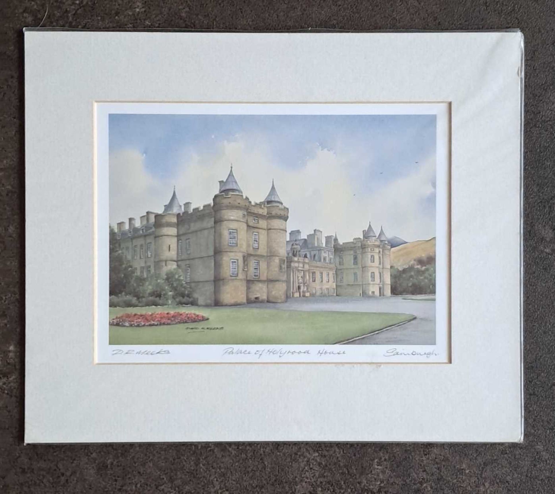 DAVID R MEEKS - PALACE OF HOLYROOD HOUSE LIMITED EDITION, 260 x 315 mm.