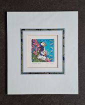 SIMON BULL - PUFFINS LIMITED EDITION 32/350. 310 x 265 mm