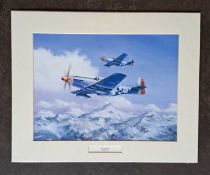 BARRY PRICE - P51D MUSTANGS - JANUARY 1945. 405 x 510 mm