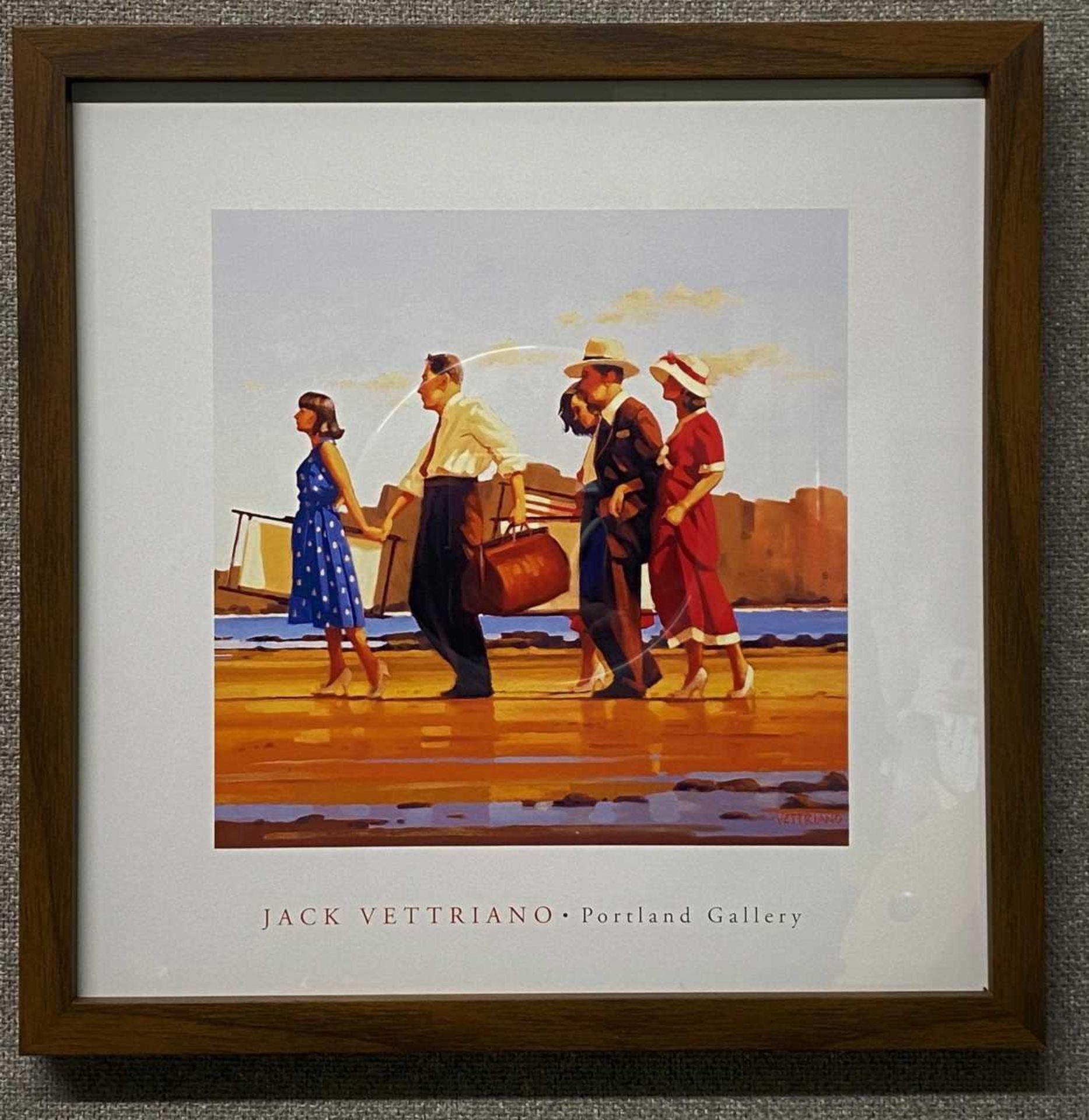 JACK VETTRIANO - OH HAPPY DAYS. 435 x 435 mm