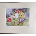 JANET WHITTLE - FREESIA'S LIMITED EDITION 27/500. 440 x 510 mm