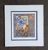 J CROWTHER - SAGITTARIUS LIMITED EDITION 32/850. 325 x 300 mm