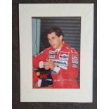 AYRTON SENNA PHOTOGRAPH.