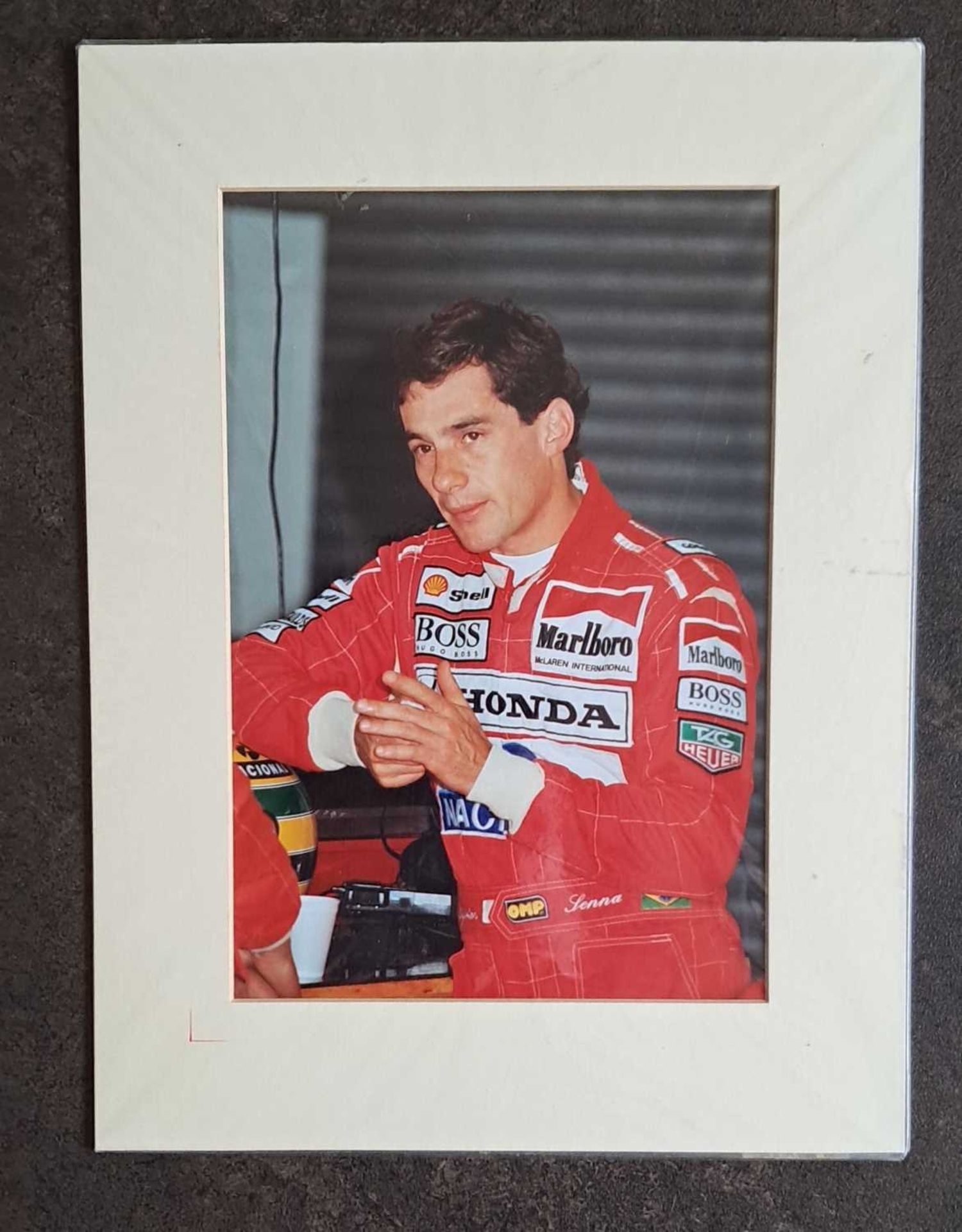 AYRTON SENNA PHOTOGRAPH.