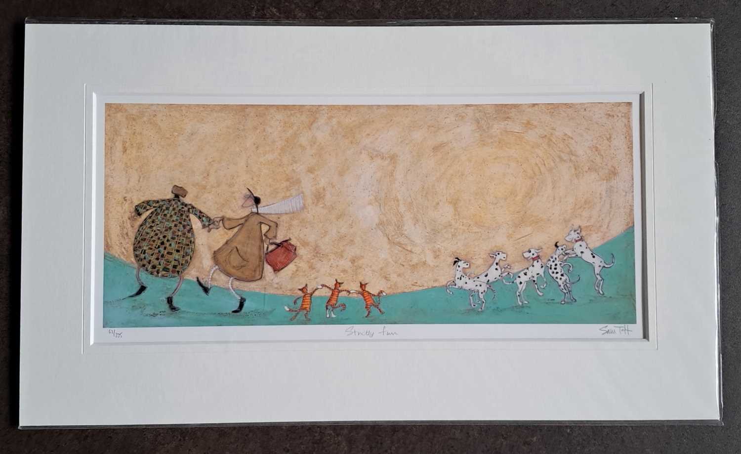 SAM TOFT - STRICTLY FUN, LIMITED EDITION 62/395. 425 x 740 mm.