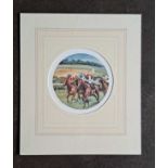 CLAIRE EVA BURTON - GLORIOUS GOODWOOD LIMITED EDITION 258/495. 405 x 350 mm