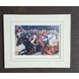 WILLIAM NASSAU - HORSE RACING LIMITED EDITION 121/200. 280 x 350 mm.