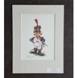 NEIL THOMPSON - FRENCH OFFICER - GRENADIERS, LIMITED EDITION 371/1000. 405 x 305 mm