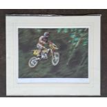 PAUL DOYLE - SHAYNE KING FLYING HIGH, SIGNED BY SHANE DOYLE. 67/500 600 x 710 mm