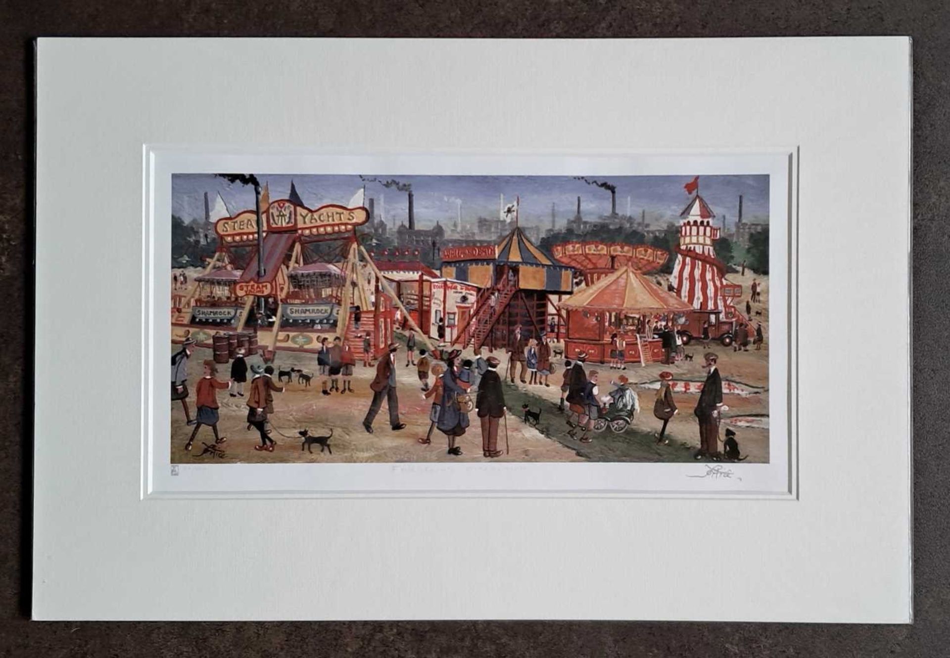 ALLEN TORTICE - FAIRGROUND ATTRACTION, LIMITED EDITION 30/225. 455 x 685 mm