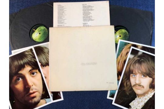 The Beatles - White album 2 x Lp record 2nd mono pressing with EMI recordings on labels gatefold top - Image 1 of 3