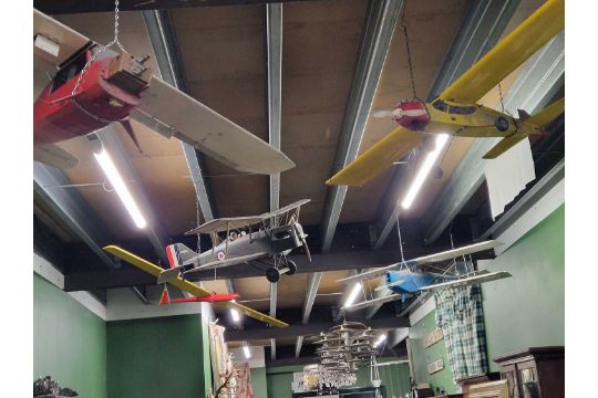 A collection of Model aircraft, designed for glow plug powered engines