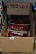 Box containing a quantity of magazines