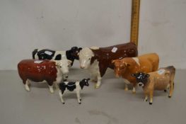 Group of Beswick wares including C H Claybury, (ear chipped), Sabrina Sir Richmond and other