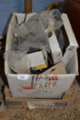 Box containing a quantity of tools