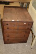 Wooden five drawer specimen chest