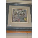 Framed print entitled September Day signed Anderson, limited edition 22 of 30