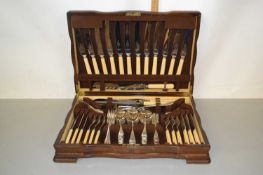 Canteen of plated cutlery in original box