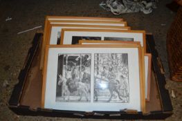 Quantity of pictures, framed and glazed
