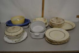 Group of china dinner wares by Grindley and others