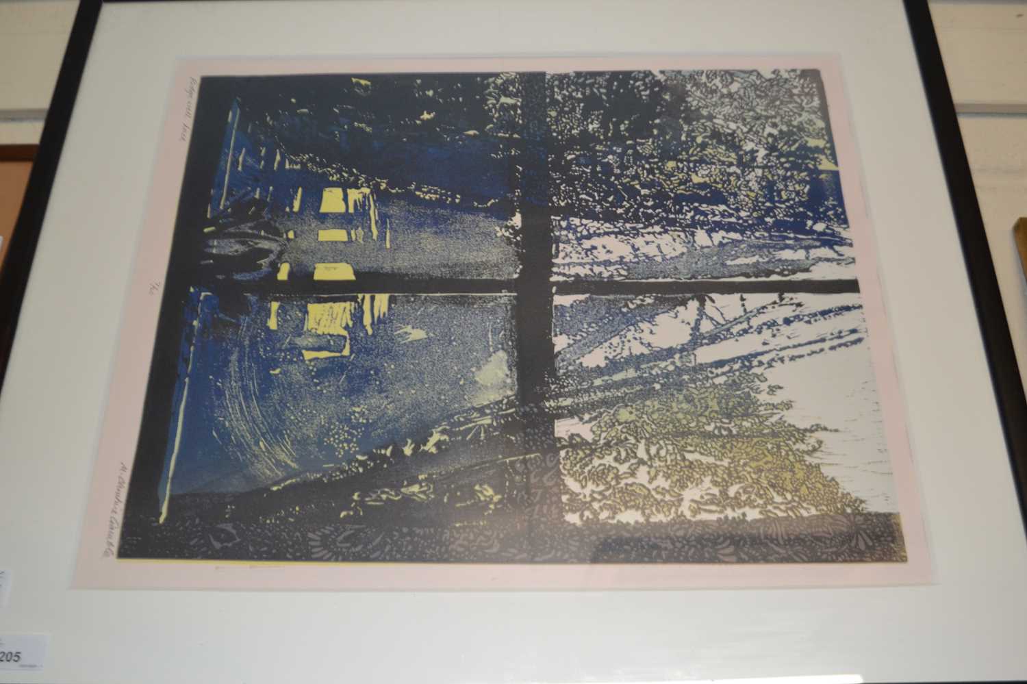 Framed print of a window scene