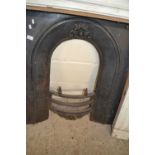 Metal fire place surround