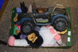 Quantity of assorted children's toys to include model car and others