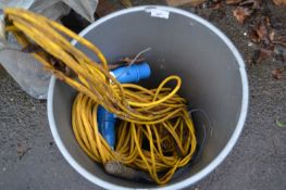 Buckets, 110v leads and other items