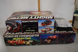 Scalextric Mighty Metro together with Ford RS Cosworth, boxed