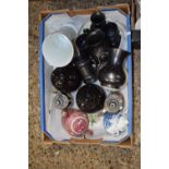 Mixed Lot: Quantity of Prinknash pottery, storage jars, teapot and others