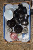 Mixed Lot: Quantity of Prinknash pottery, storage jars, teapot and others