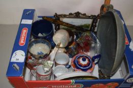 Mixed Lot: Assorted ceramics, trinket boxes, glass animals etc