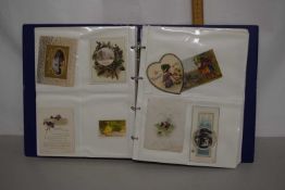 Quantity of vintage postcards, greetings cards and Christmas cards