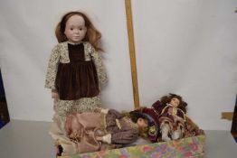 Three vintage collectors dolls