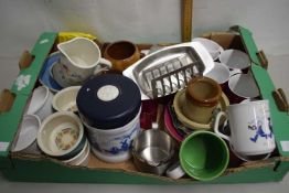 Quantity of various mugs, ramekins, jugs etc