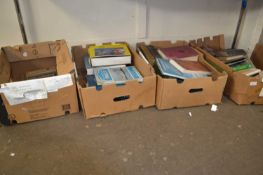 Four boxes of assorted mixed books to include gardening interest